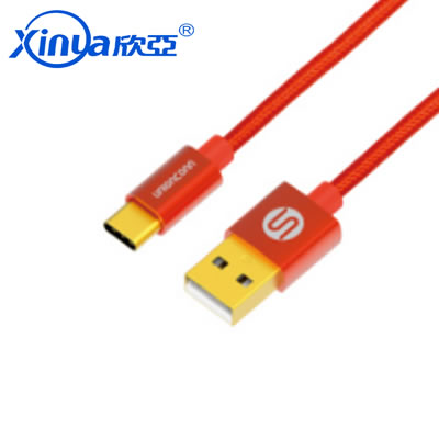 尼龙USB TYPE-C 数据充电线