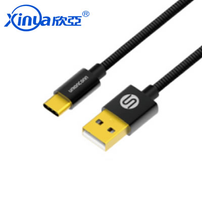 Spring Alloy USB TYPE- C   Cable