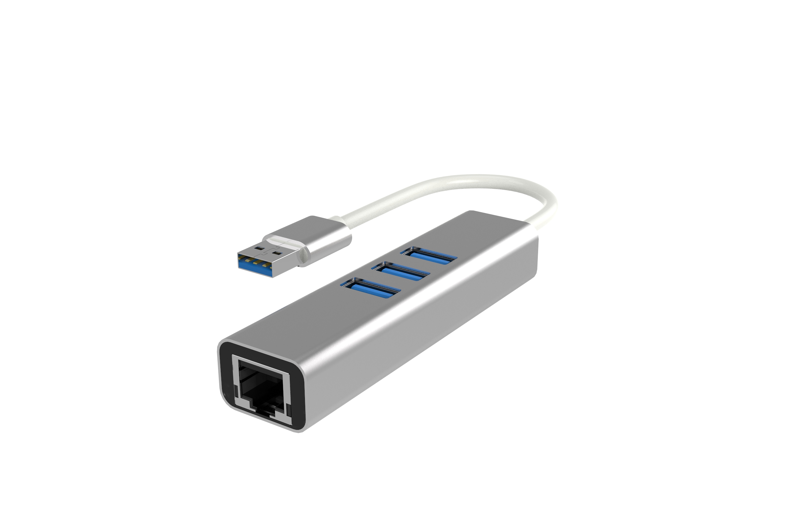 USB 3.0 Hub with Gigabit Ethernet