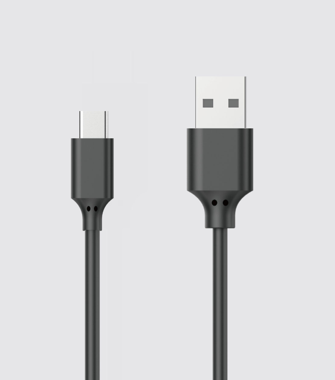 USB2.0 AM to Type C cable,  PVC/TPE molding