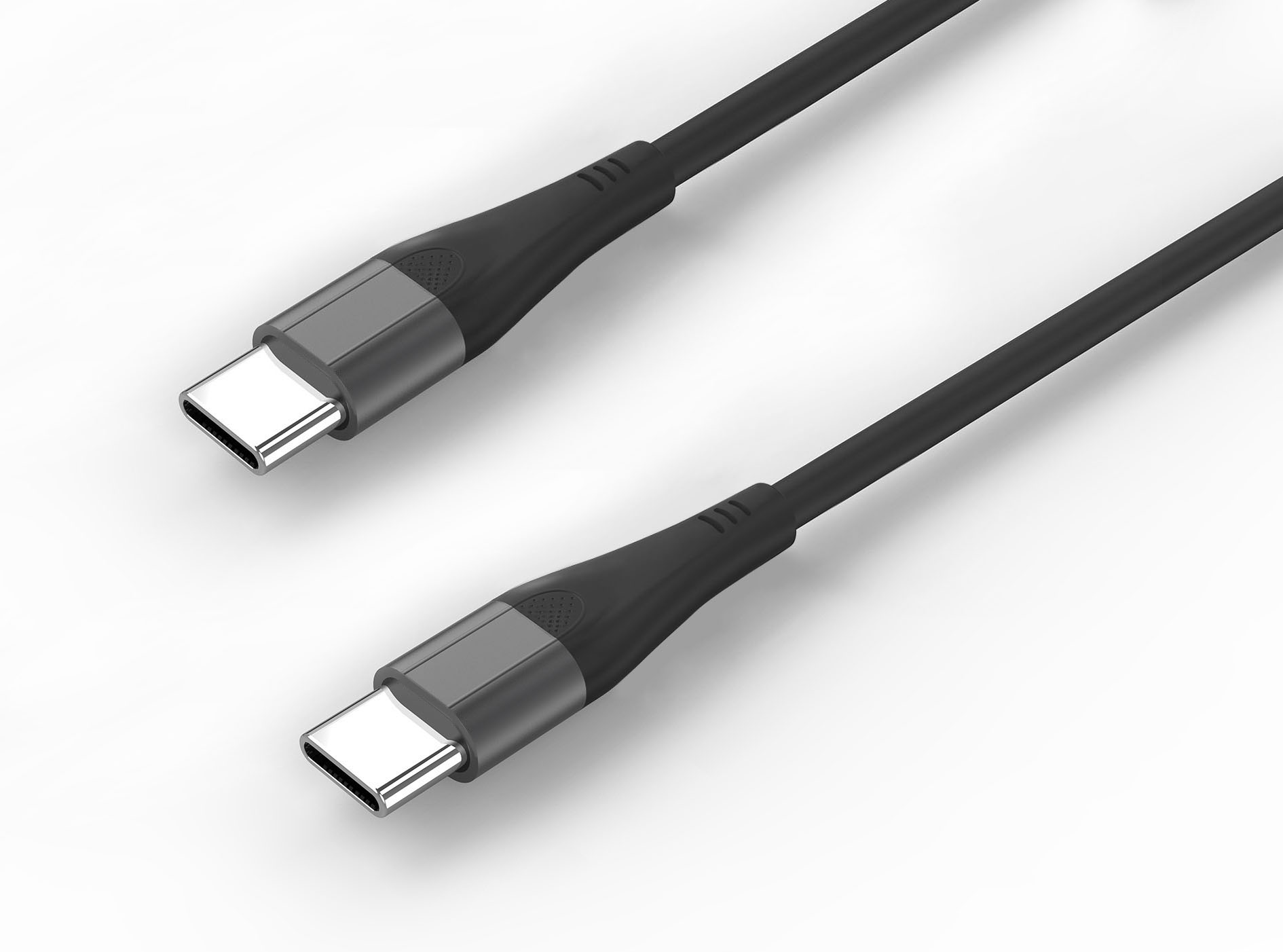 USB2.0 Type C to Type C cable with metal shell, 5A, 100W