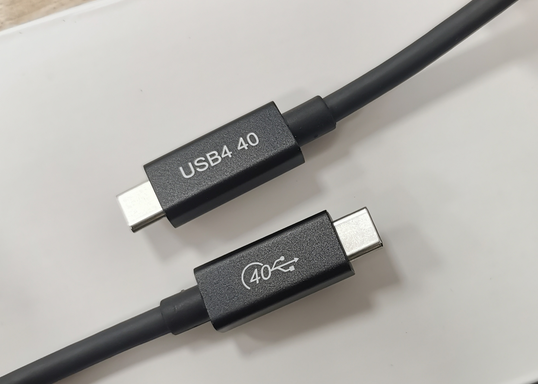 USB4 Type C to Type C cable, 5A,100W, 40G