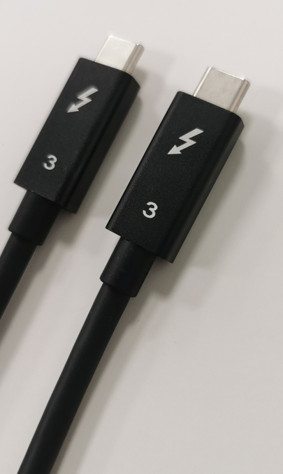 Thunderbolt 3 cable (USB-C to USB-C),5A, 100W, 40G, 5K@60Hz